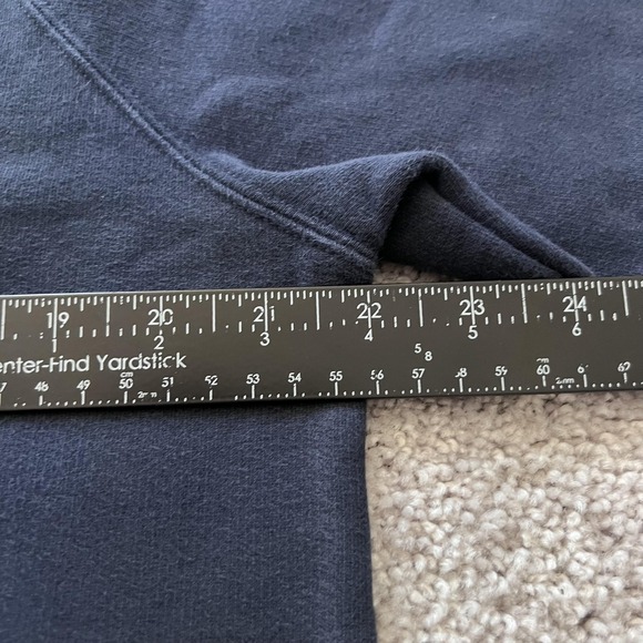 French Disorder Sweatshirt Mens Medium Navy Frenchy Rainbow Graphic Pullover - Picture 11 of 15